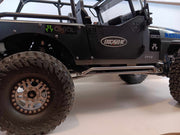 Adjustable, Bolt-On Double Bar Rock Sliders for Axial Racing SCX10 III CJ7 Jeep Wrangler